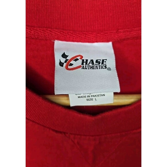 Dale Earnhardt Jr #8 Chase Authentic Long Sleeve Shirt Red Black Budweiser Sz Lg - Picture 5 of 8